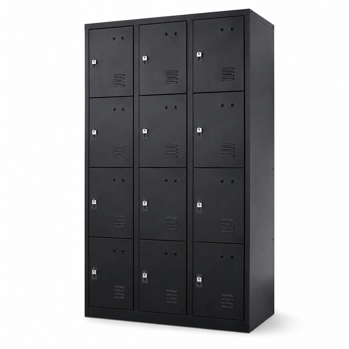 Locker metálico de 12 puertas con aldaba