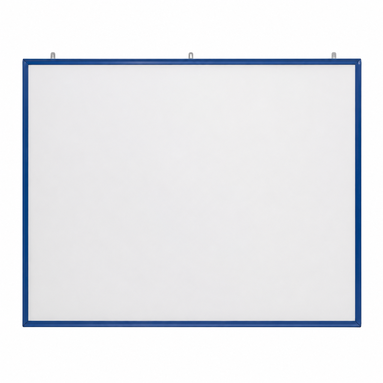 Pizarrón blanco de pared con marco metálico