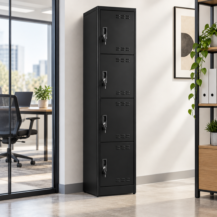 Locker metálico de 4 puertas