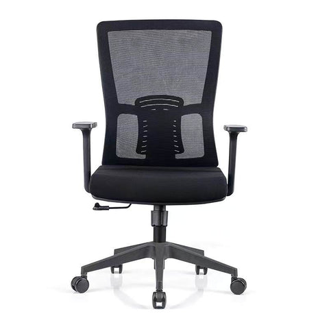 Silla ejecutiva con respaldo mesh y brazos ajustables