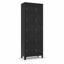 Locker metálico de 10 puertas con llave y tirador