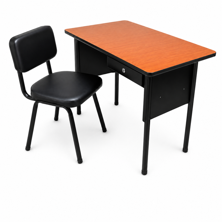 Cátedra estándar con silla acolchonada