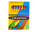 Crayon Cera Delgado 16 Colores