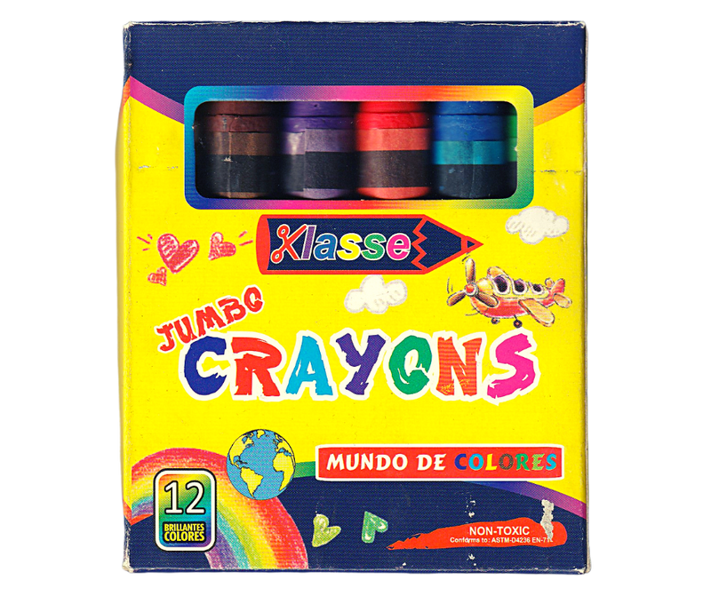 Crayon Cera Jumbo 12 Colores