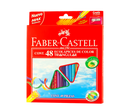 Crayon Madera Faber Castell 48 Colores Largo