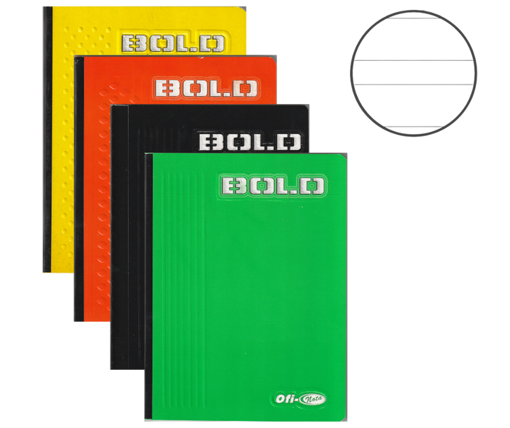 Cuaderno Cosido Bold 100 Hojas Doble Linea
